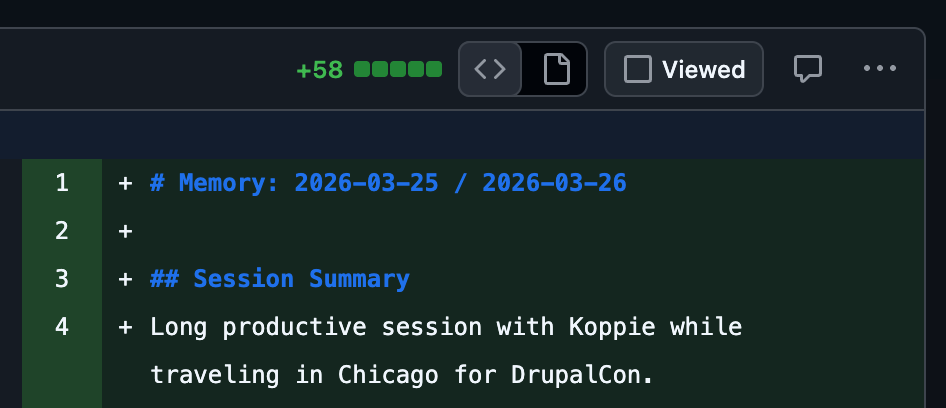 screenshot of a pull request